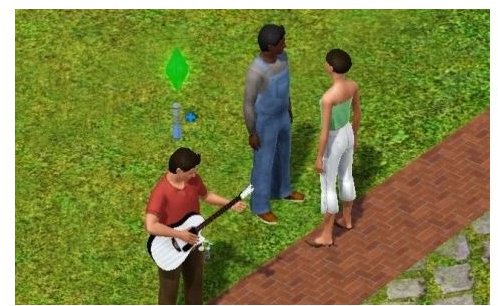 Sims 3 Guide to Guitar - guitar in park wordpress
