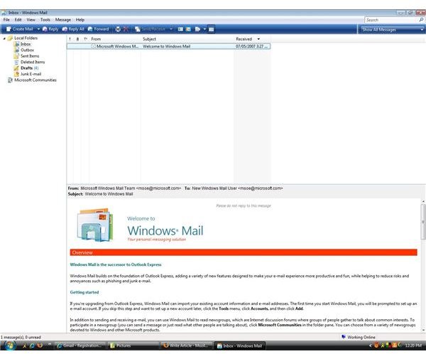 Windows mail 1