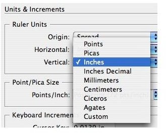 Measurement Units in InDesign