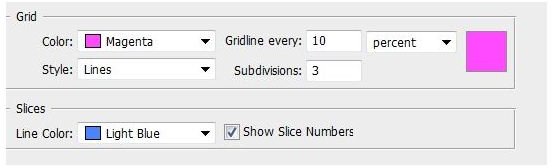 Gridline Settings