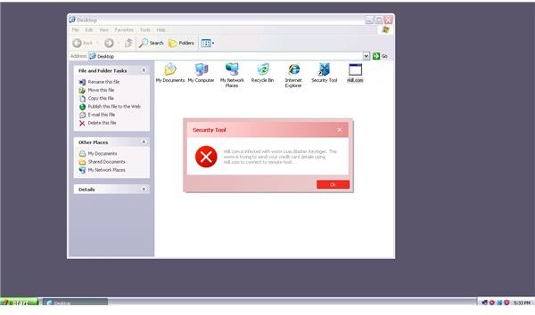 Rkill blocked by Security Tools Virus