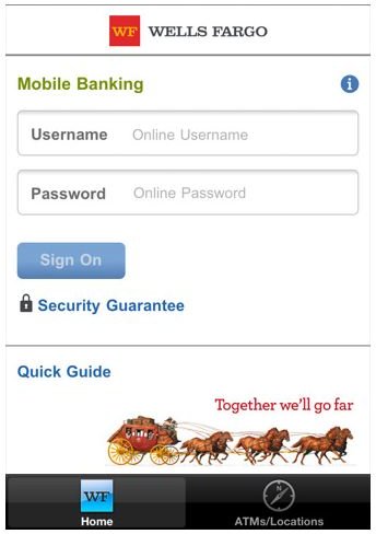 Wells Fargo Mobile iPhone App