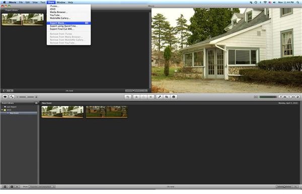How to combine clips in iMovie
