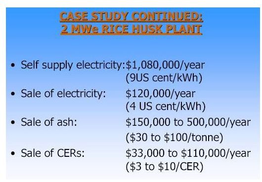 3. case study of rice husk plant