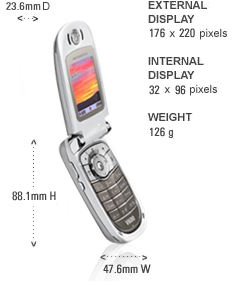 Motorola V600 mobile