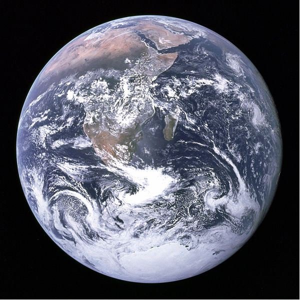 The Earth seen from Apollo 17