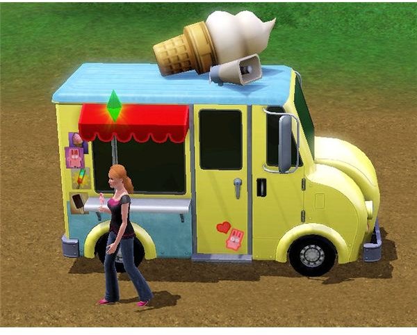 The Sims 3 ice cream truck