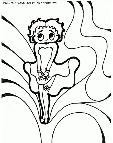 The Coloring Barn - Betty Boop