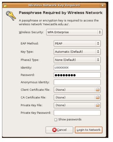 Gnome Network Manager