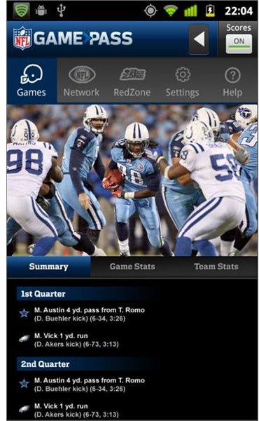 nfl game pass app