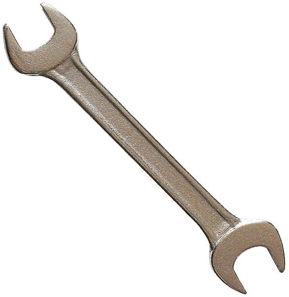 Double sided end wrench diagonal