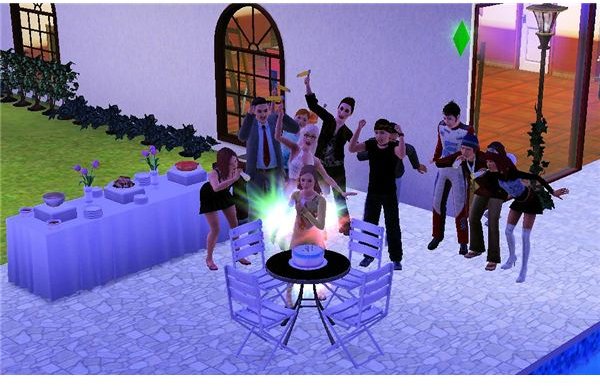 Sims 3 Inferno Birthday Cake