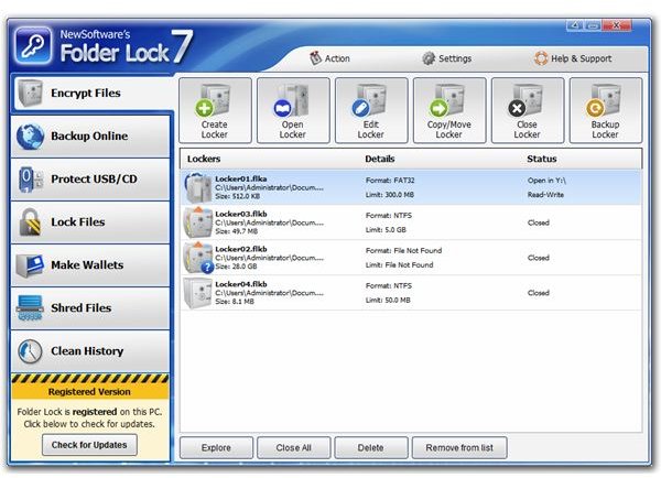 Folder Lock Review Password Protection And File Encryption Bright Hub