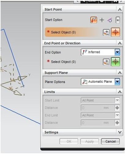 Unigraphics Tutorial – UG Datum Curves, Create Line, Arc, Circle in UGS