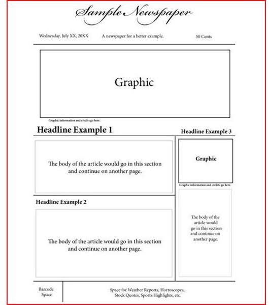 Newspaper Layout Templates Excellent Sources To Help You Design Your Own Newspaper Bright Hub
