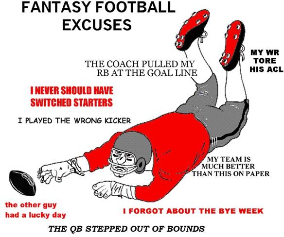 Fantasy Football Excuses