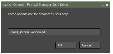 How Do I Run a Full Screen Game in a Window such as Football Manager 2010?