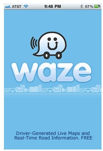 Waze iPhone App Screenshot
