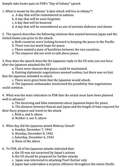 FDR Quiz - Page 1