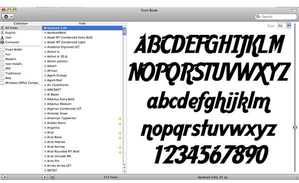 reinstall font book mac