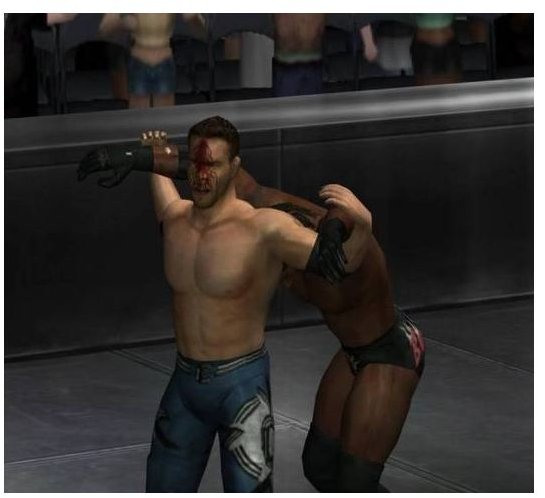 Most moves in the game looked pretty painful, especially when executed outside of the ring.