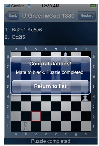 Chess Puzzles Difficult Pack 1 iPhone App
