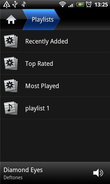 Playlists Screen