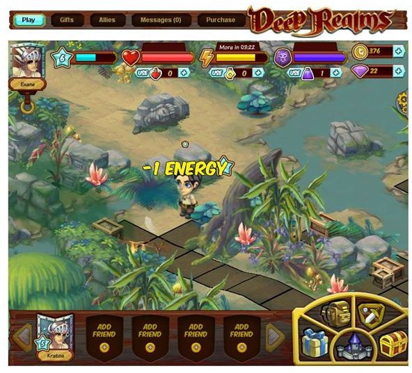 Facebook RPG Games: Deep Realms Review