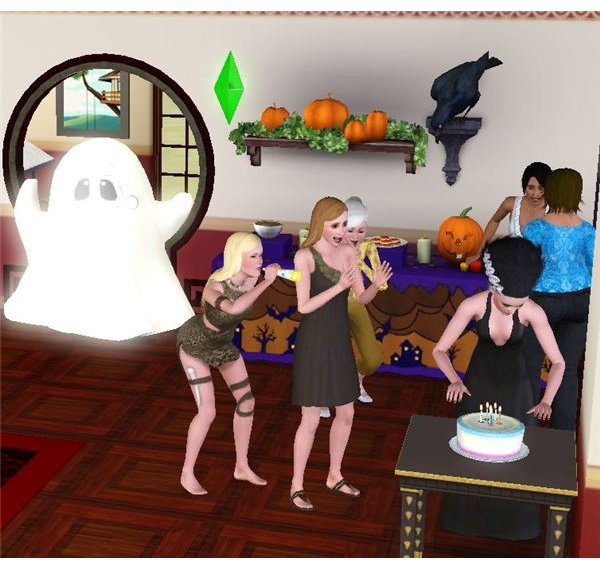 The Sims 3 Halloween Birthday Party