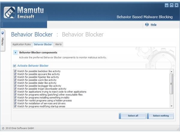 Mamutu Guard: Behavior Blocker Components