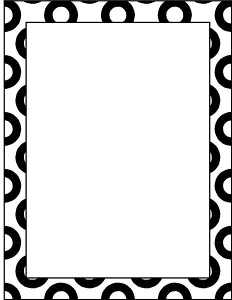 Ten Versatile Black and White Borders for Any DTP Project