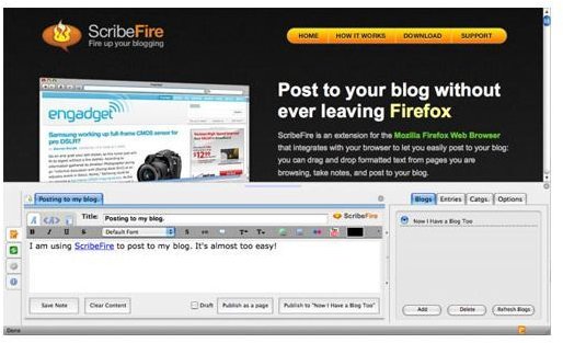 Top Blogger Tools/Hacks - Scribefire And Getting A Domain Name