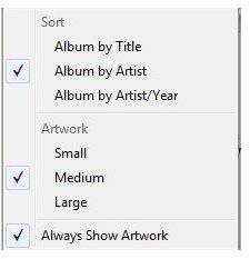 How to Use iTunes Album Listing Options