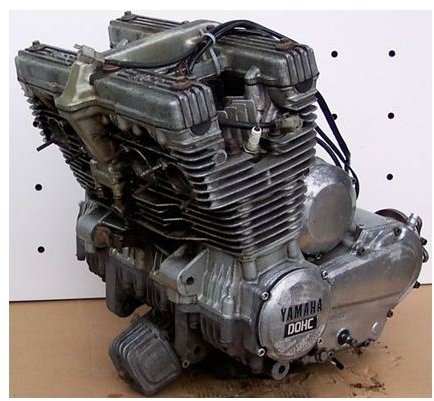 Yamaha XJ900F Engine by Woudegeest/Wikimedia Commons (GNU)