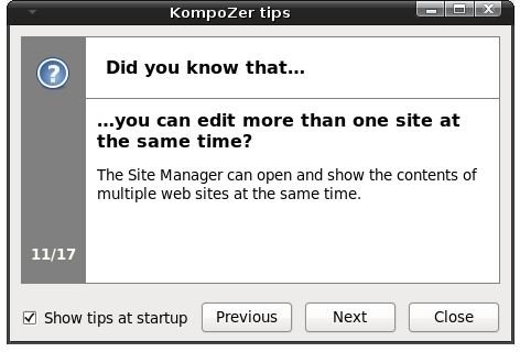 kompozer for linux