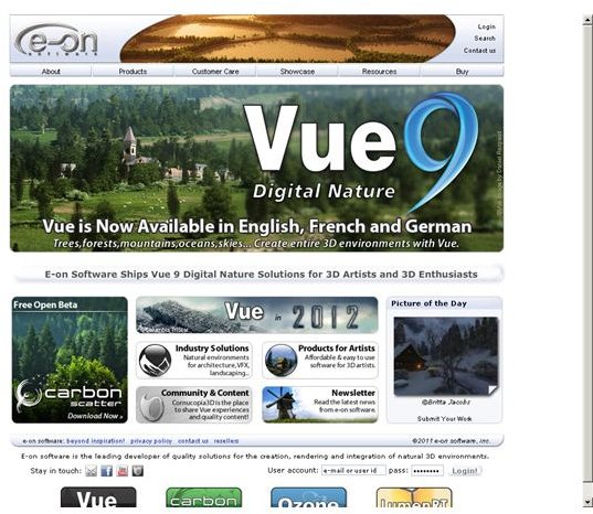 Vue Home Page