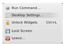 kde right click change desktop settings 01