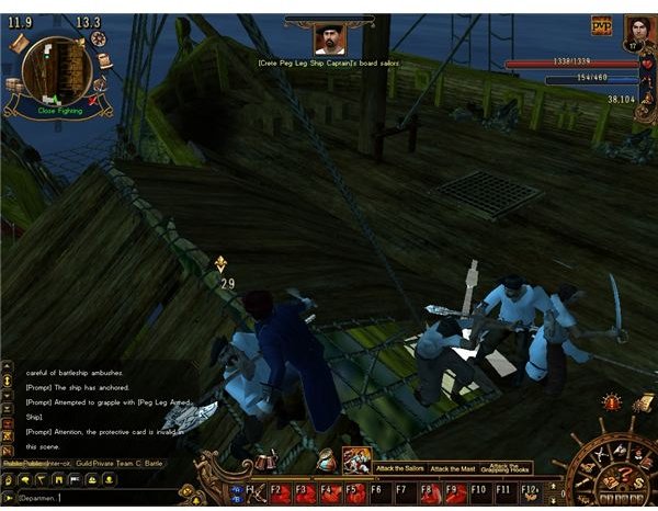 PvP on a boat