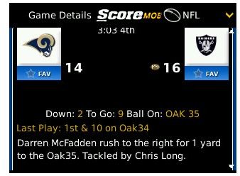 BlackBerry Pro Football Apps – Top Ten Sports Apps for BlackBerry