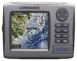Lowrance HDS-5m 5-Inch Waterproof Marine GPS and Chartplotter