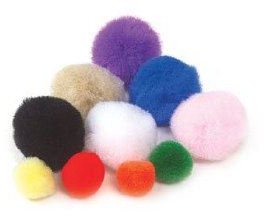 acrylic pon poms