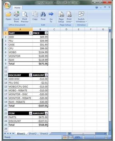 Understanding Excel 2007 Viewer - Open Excel Files for Free