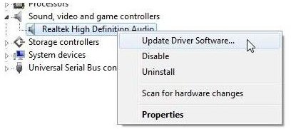 realtek audio driver windows 7 