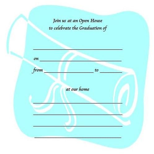 Graduation Invite Template