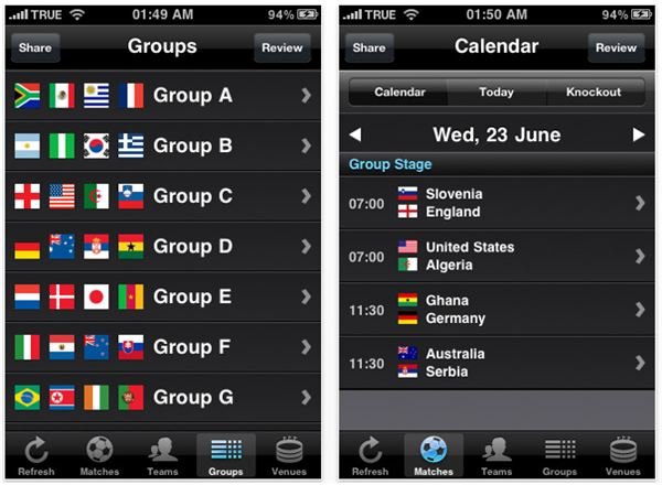 World Cup Schedule