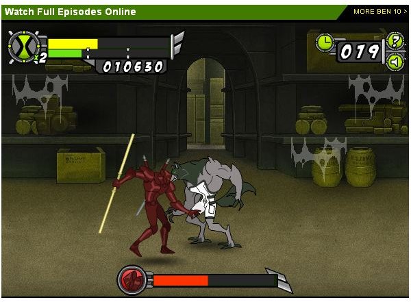 Best Online Ben 10 Games&ndash;Omnitrix Unleashed Screenshot