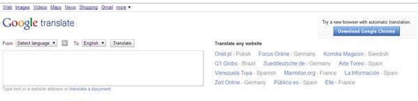 English Translation From Google: How To Use This Free Service