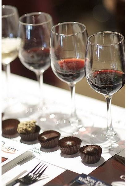 Good Christmas Presents for Employees - Wine and Chocolate