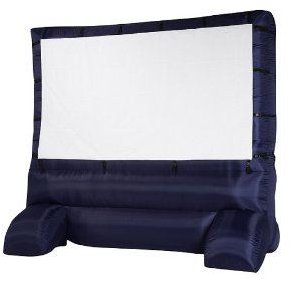 Budget Home Theater Ideas: Inflatable Screen