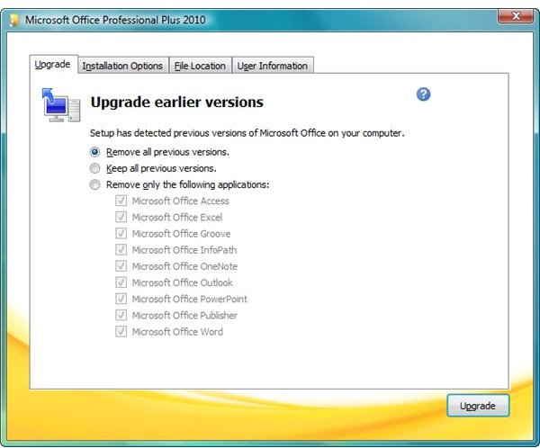 Methods to Upgrade Office 2007 to 2010